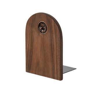 书桌侧边书立黑胡桃木可伸缩儿童学生高中生学校实木书立架桌面收纳书挡板固定书本课桌收纳神器分隔板