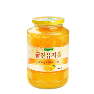 韩国进口凯捷蜂蜜柚子茶1kg 果味冲饮饮料柚子蜜果酱奶茶店专用