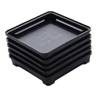 花信呼吸盆托盘树脂沥水托盘方托盘树脂透明方便观察配件