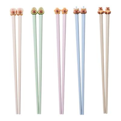 可爱合金筷子家用2025新款抗菌防霉防滑一人一筷耐高温儿童卡通筷