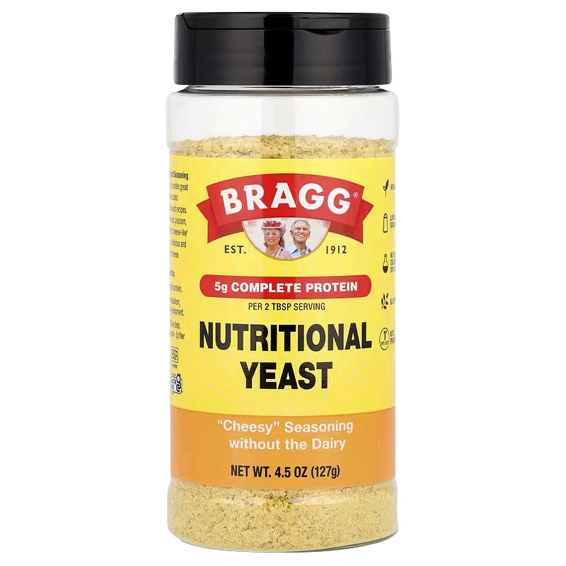 美国Bragg营养酵母粉即食补VB健身素芝士生酮饮食宝宝孕妇调味料
