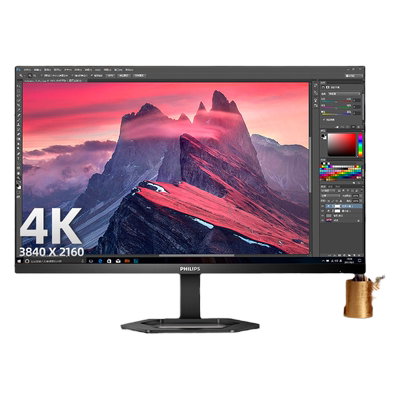 飞利浦27E1N5900R 27英寸4K显示器超清IPS屏幕台式电脑Type-c接口