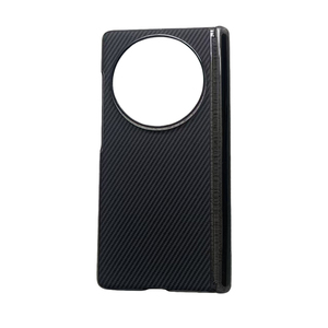 仿碳纤维纹凯夫拉纹理贴皮透明边适用vivo xFold5手机壳磁吸X Fold3pro硬壳带中轴保护壳轻奢商务男xfold3潮
