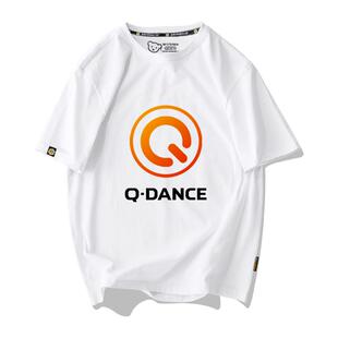 猎头者hardstyle Q-Dance电音DJ短袖T恤衫男女学生纯棉半袖上衣服