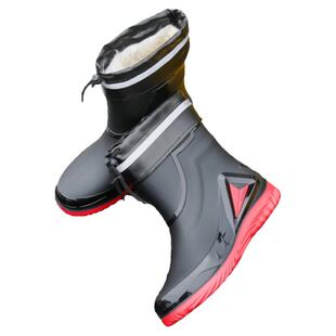 德国雨鞋男款防滑耐磨男士水鞋冬天加绒防水中筒外卖骑手专用靴