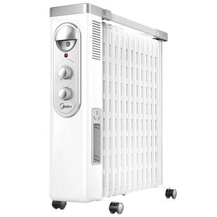 美的油汀取暖器家用电暖气电热油酊节能省电油丁13片全屋速热16FW