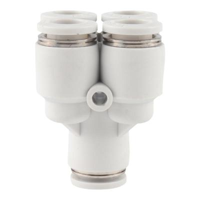 PRG五通气管接头异径Y型12-10-8-6-4-4MM气动迷你快插一转四变径