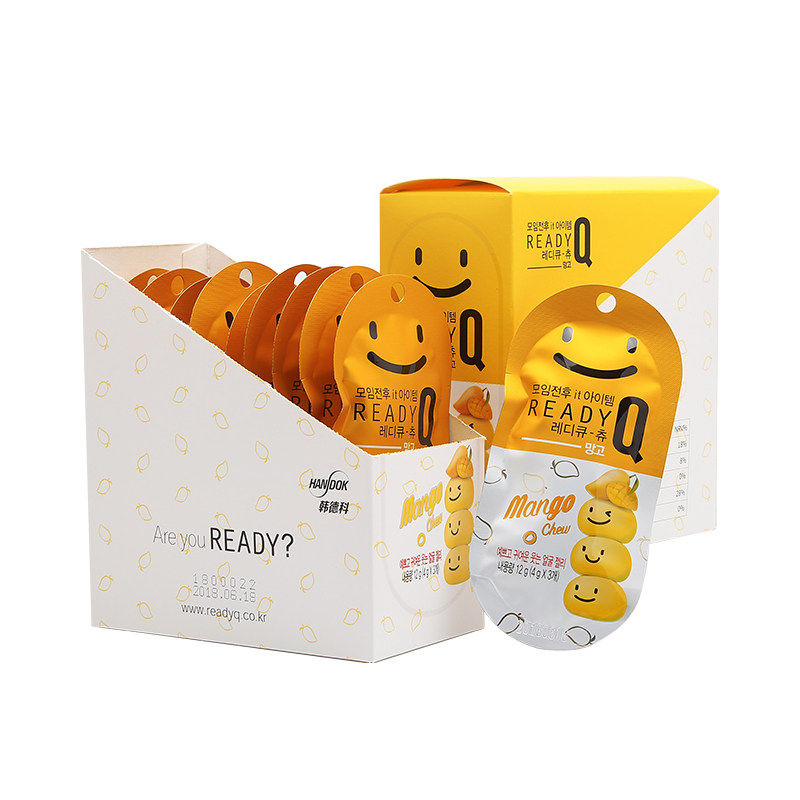 正品韩国解醒笑脸酒糖进口乐宁酷Ready芒果味网红笑脸姜黄糖丸