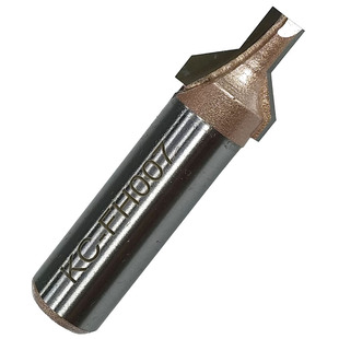 奎川电脑雕刻刀修边机镂铣移门线条刀门板45度V型开槽硬包切割刀