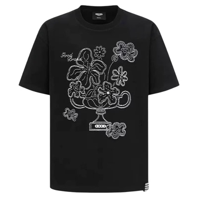 GOODBRAND绽放之花手绘T恤