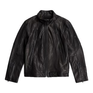 G-STAR RAW皮衣外套痞帅男士春秋美式风机车羊皮夹克外套男D26109