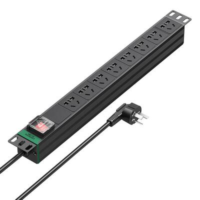 绿联PDU防雷机柜排插铝合金外壳