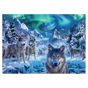 现货包邮 JUMBO 荷兰进口成人益智拼图玩具18329 雪狼 500片装饰