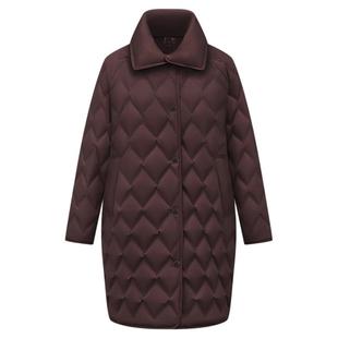 波司登90鹅绒2025秋季新款女士中长款商务羽绒服保暖舒适可拆卸领