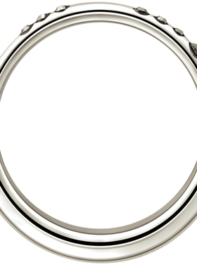 神秘风叠戴银色戒指个性时尚