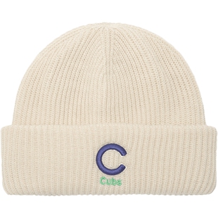 MLB官方 官方 针织帽男女ny帽子休闲刺绣小标冬季毛线帽3ABNM1126