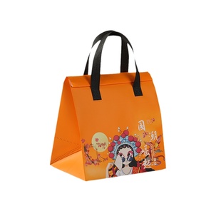 外卖打包袋定制餐饮商用防水加厚铝箔保温包装定做无纺布手提袋子