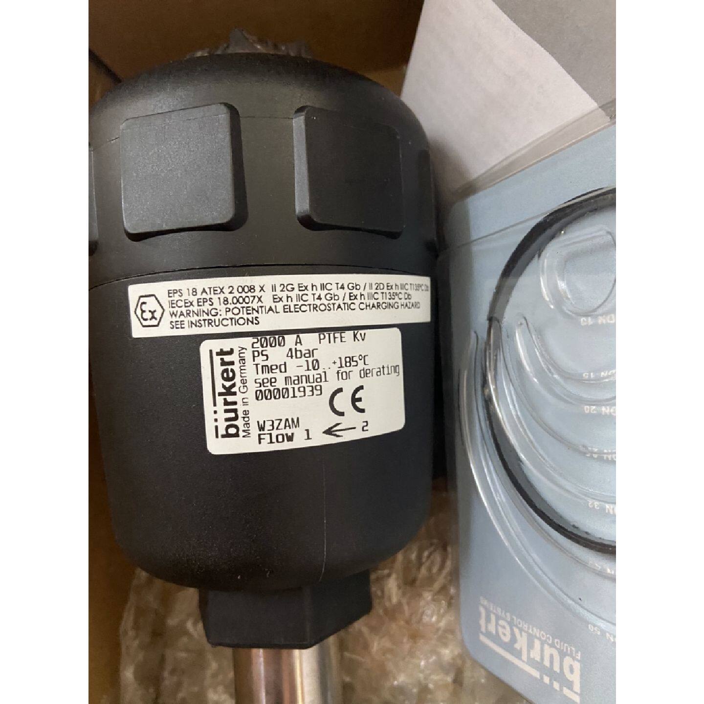 议价宝德burkert 2000 A 角座阀DN40 全新带包装说明书,少量现货
