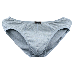 2条男士日系三角内裤窄边纯棉透气吸汗短裤细边弹力纯色中腰裤衩