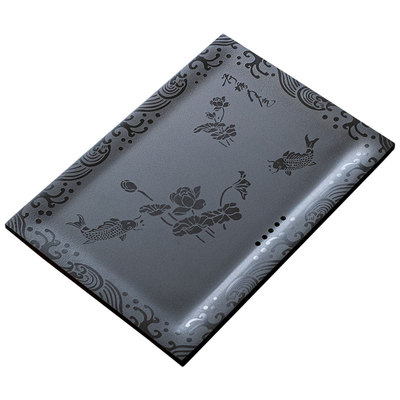 定制火烧石空位内嵌式面板盖茶盘