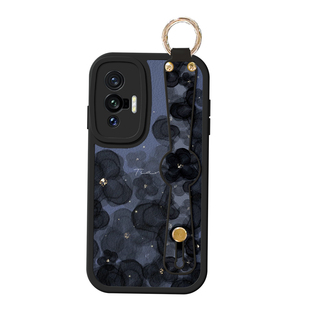 山茶花适用VIVOX70手机壳简约70t新款女X60曲屏版POR斜挎背带X30挂绳60t腕带X50斜跨X27小羊皮Pro保护套vivo