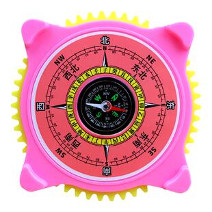 指南针小学生二年级学习东南西北数学教具儿童专用指北针实验玩具