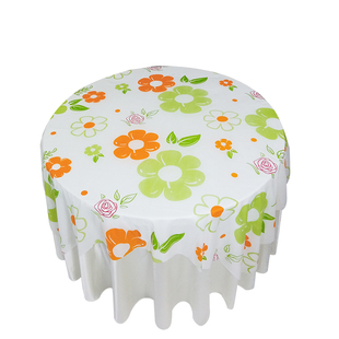 一次性桌布圆桌加厚餐桌布印花幼儿园小学新年布置小清新家用方桌