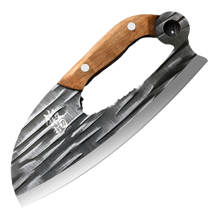 朝鲜菜刀家用新式省力菜刀菜板二合一厨师专用刀具套装厨房免磨刀