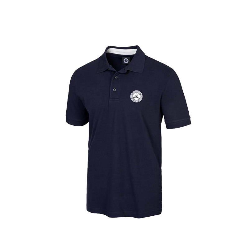 梅赛德斯-奔驰官方旗舰店 男式POLO 衫 （海军蓝色、黑色）