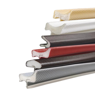 木门密封条卡槽式房门卧室门隔音防撞胶条室内门套装门门缝静音条