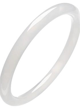 天然玉髓手镯高冰透白月光荔枝冻