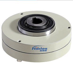 Hibles海博斯薄型中空磁粉式制动器0.3~2.5kg离合器电粉末刹车24
