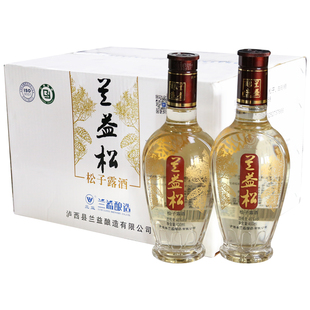 兰益正品松子露酒46度酒400ml*12瓶兰益松子酒云南泸西特产整箱