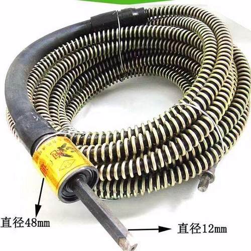 锅炉管道疏通机烟管水垢冷凝器工具蒸发器清洗通管机电动疏通除垢