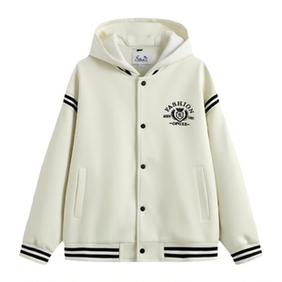 秋冬季新款棒球服外套男生青少年潮流加棉加厚初高中学生夹克男装