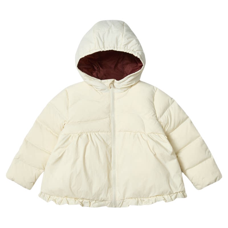RyleeCru官方正品儿童羽绒服女童加厚中长款外套冬季
