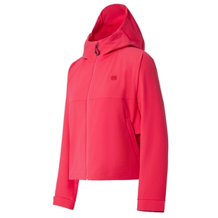 KOLON SPORT可隆软壳衣透湿防泼水防风女士轻薄宽松软壳夹克