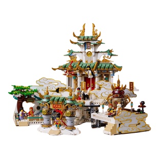 孙悟空小侠大闹天宫积木成人高难度大型建筑益智拼装男孩玩具礼物