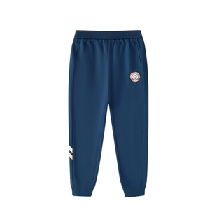 FILA KIDSx原田治联名系列童装斐乐儿童长裤2024冬新款女大童卫裤