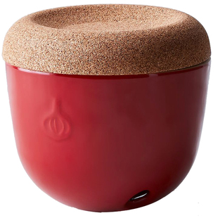 法国Emile henry陶瓷收纳罐储物罐带盖厨房调味罐生姜大蒜储存罐