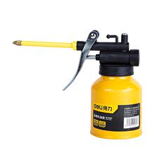 7.5元 包邮  deli 得力 高压金属款机油壶 180ml