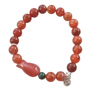 特价款默认微瑕天然水晶多宝手链女新中式超七南红发晶白水晶手串