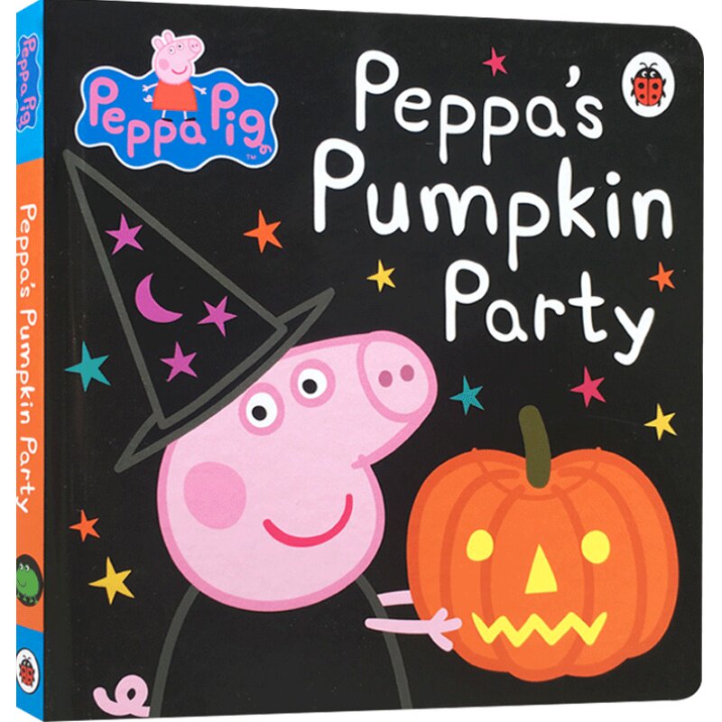 英文原版进口Peppa Pig Peppa's Pumpkin Party来跟粉红猪小妹佩奇过万圣节0-3-6岁学习知识英语启蒙撕不烂纸板书Halloween