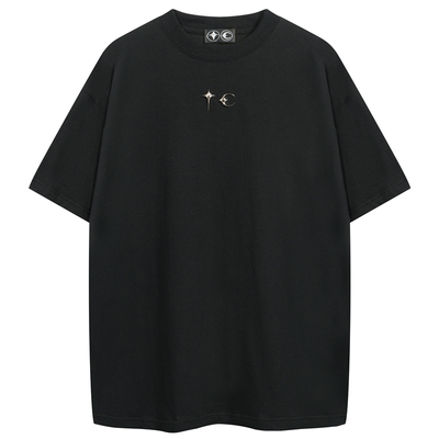 THUGCLUB金属LOGO朴宰范短袖T恤