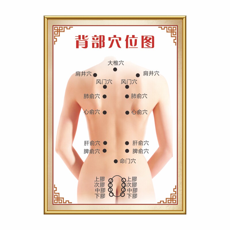 中医养生挂图人体五行图经络淤堵写真/海报印制