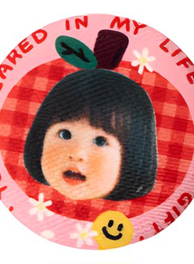 丸塔 来图定制徽章头像logo马口铁吧唧定制自印胸针幼儿园姓名牌