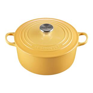 酷彩LE CREUSET法国进口蜂蜜黄珐琅铸铁锅炒炖煮汤