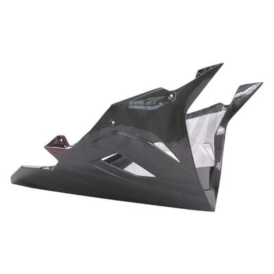 适用宝马 BMWS1000RR 双R改装碳纤维下导流罩大包围 M1000RR肚锅