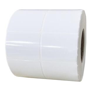 亮白pet标签纸不干胶贴纸白色条码防水PET打印纸100*80*70*60*50*40*35*20撕不烂耐高温PP光面合成可定制订做