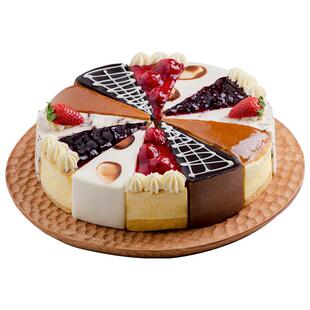 【幸福西饼】花镜下午茶生日蛋糕动物奶油慕斯同城配送礼物